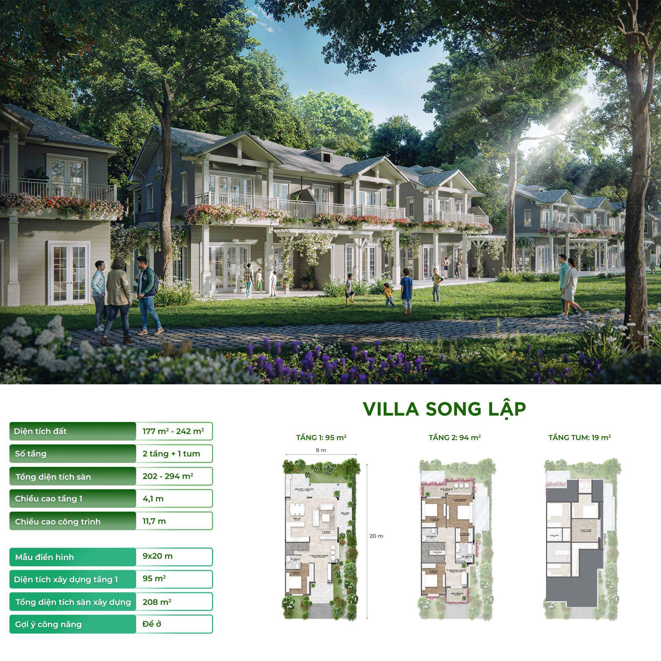 VILLA SONG LẬP